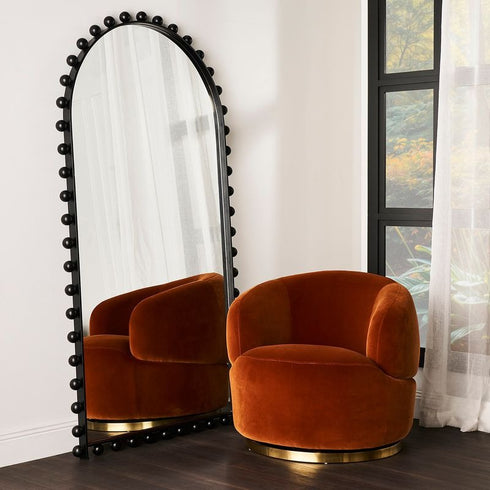 Giorgio Arch Black Wall Mirror