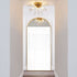Alvina Arch Gold Wall Mirror