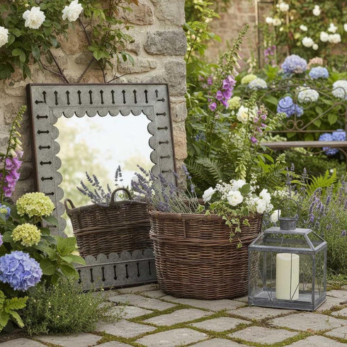 Oscar Silver Wall Mirror