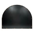 Dunsborough Gold Studded Arched Metal Frame Wall Mirror