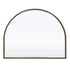 Dunsborough Gold Studded Arched Metal Frame Wall Mirror