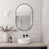 Aaden Pill Black Wall Mirror
