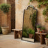 Mylene Outdoor Black Wall Mirror