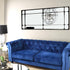 Mackenzie 12 Pane Black Wall Mirror