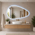 Gordon Irregular Frameless Mirror 1200×700mm - Backlit LED Option