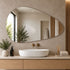 Gordon Irregular Frameless Mirror 1200×700mm - Backlit LED Option