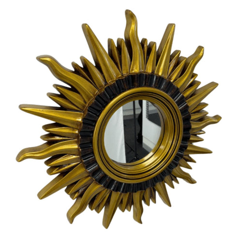 Sunnah Gold Round Wall Mirror