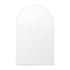 Bjorn Arch Bright White Wall Mirror