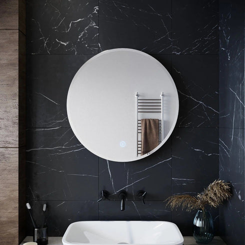 Kaden Anti-Fog Soft Warm LED Round Wall Mirror