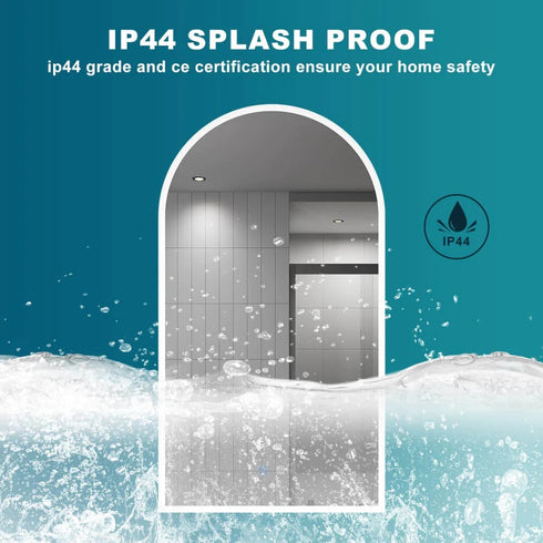 Enyd Arch Anti-Fog 3 Color Mode LED Wall Mirror