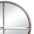 Angelina Wood Grain Round Mirror