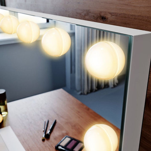 Pleun 15 LED Bulbs Smart Touch Control Makeup Mirror