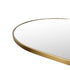 Apsel Arch Brushed Brass Wall Mirror