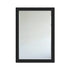 Moda Wood Frame Contemporary Italian Mirror - Black