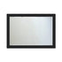 Moda Wood Frame Contemporary Italian Mirror - Black