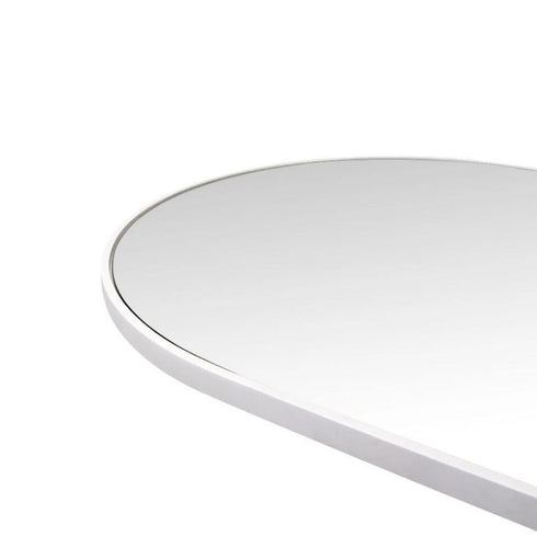 Apsel Arch White Wall Mirror