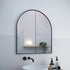 Amaris Black Arch Mirror Cabinet