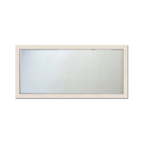Moda Wood Frame Contemporary Italian Mirror - Lime Wash