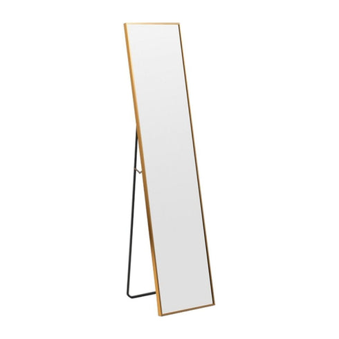 Simplicity Brass Standing Mirror