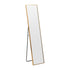 Simplicity Brass Standing Mirror