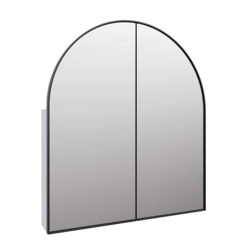 Amaris Black Arch Mirror Cabinet