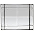 Dalton Black Window Style Wall Mirror