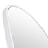 Apsel Arch White Wall Mirror