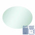 Cody Polished Oval Bathroom Mirror