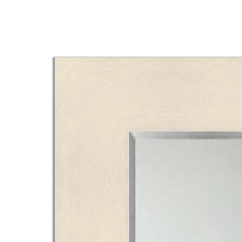 Moda Wood Frame Contemporary Italian Mirror - Lime Wash