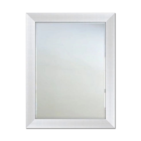 Moda Wood Frame Italian Mirror - Silver