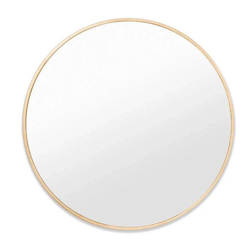 Bella Brass Round Mirror