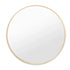 Bella Brass Round Mirror