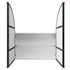 Amaris Black Arch Mirror Cabinet