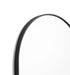 Bjorn Black Oval Wall Mirror