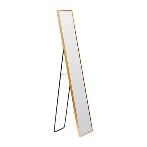 Simplicity Brass Standing Mirror