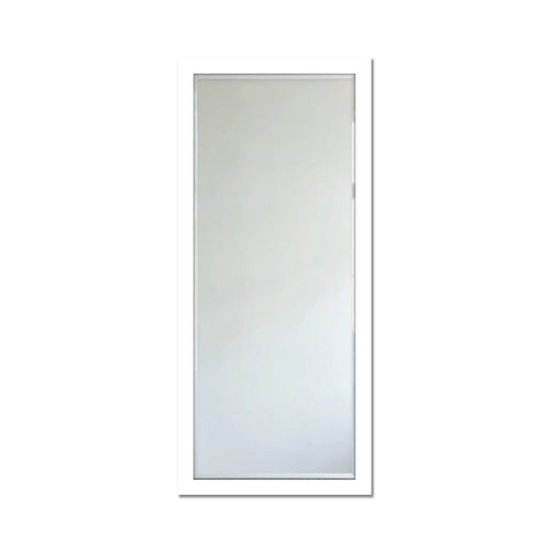 Moda Wood Frame Contemporary Italian Mirror - White