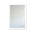 Moda Wood Frame Contemporary Italian Mirror - White