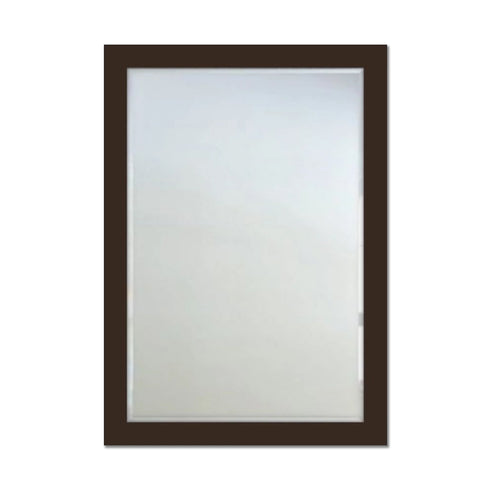Moda Wood Frame Italian Mirror- Chocolate