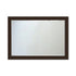 Moda Wood Frame Italian Mirror- Chocolate