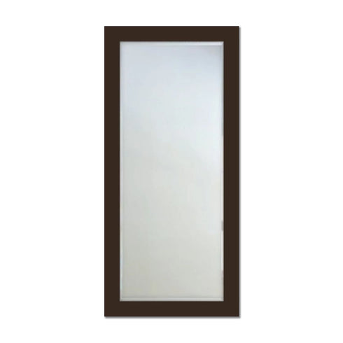 Moda Wood Frame Italian Mirror- Chocolate