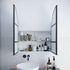 Amaris Black Arch Mirror Cabinet