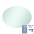 Cody Polished Oval Bathroom Mirror