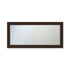 Moda Wood Frame Italian Mirror- Chocolate