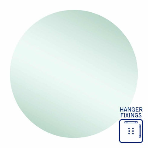 Rio Round Polished Edge Bathroom Mirror