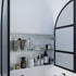 Amaris Black Arch Mirror Cabinet