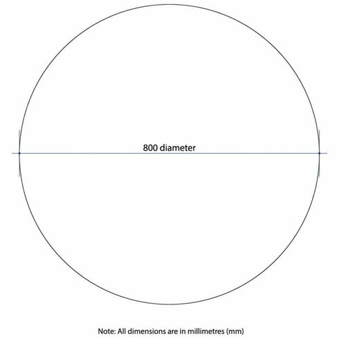 Kent Bevelled Round Wall Mirror