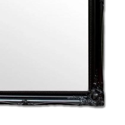 Serena Black Ornate Wall Mirror
