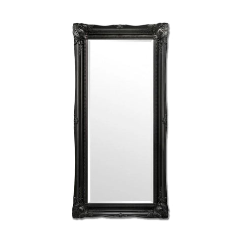 Serena Black Ornate Wall Mirror