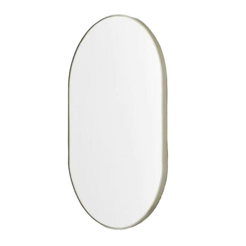 Bjorn Silver Oval Wall Mirror