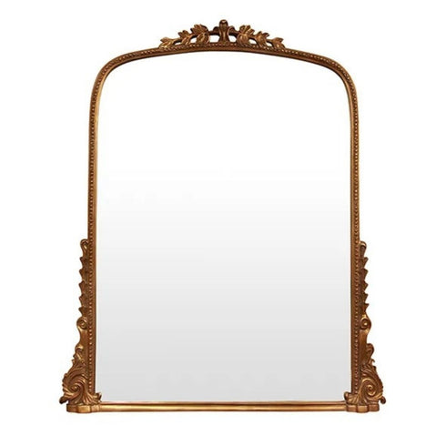 Grace Arched Gold Wall Mirror